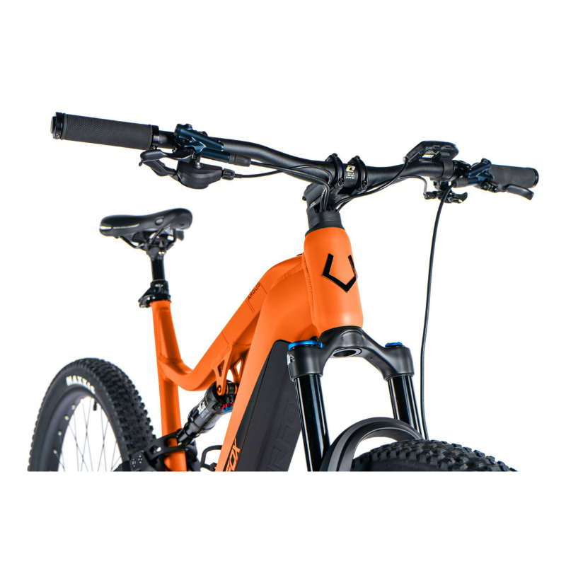 Velo electrique-vae VTT 29 Leader Fox argus tout suspendu homme orange mat 12V moteur central panasonic GX ultimate 36V 90NM batterie 20AH (cadre 17,5" - H45CM - m - adulte de 168CM à 178CM) - vue 2