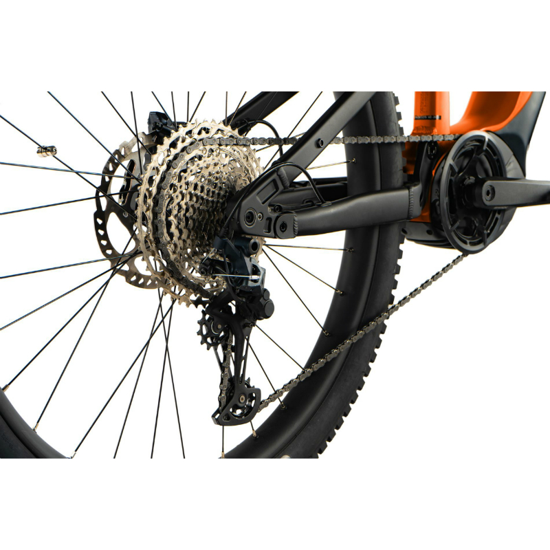 Velo electrique-vae VTT 29 Leader Fox argus tout suspendu homme orange mat 12V moteur central panasonic GX ultimate 36V 90NM batterie 20AH (cadre 17,5" - H45CM - m - adulte de 168CM à 178CM) - vue 4
