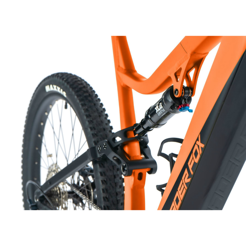 Velo electrique-vae VTT 29 Leader Fox argus tout suspendu homme orange mat 12V moteur central panasonic GX ultimate 36V 90NM batterie 20AH (cadre 21,5''- H55CM - XL - pour adulte de 185CM à plus) - vue 5