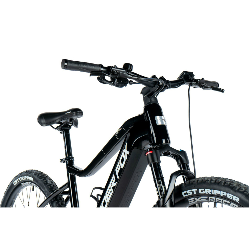 Velo electrique-vae VTT 29 Leader Fox arimo homme noir brillant 9V moteur roue ar bafang 36V 45NM batterie 20AH (17,5'' - H45CM - taille m - pour adulte de 168CM à 178CM) - vue 2