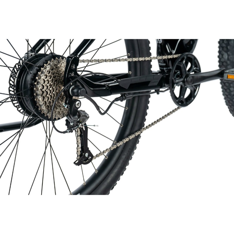 Velo electrique-vae VTT 29 Leader Fox arimo homme noir brillant 9V moteur roue ar bafang 36V 45NM batterie 20AH (17,5'' - H45CM - taille m - pour adulte de 168CM à 178CM) - vue 4