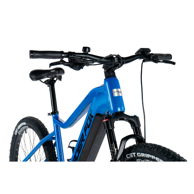 Velo electrique-vae VTT 29 Leader Fox arimo homme bleu brillant 9V moteur roue ar bafang 36V 45NM batterie 20AH (19'' - H48CM - taille l - pour adulte de 178CM à 185CM) - vue 2
