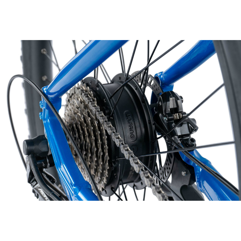 Velo electrique-vae VTT 29 Leader Fox arimo homme bleu brillant 9V moteur roue ar bafang 36V 45NM batterie 20AH (19'' - H48CM - taille l - pour adulte de 178CM à 185CM) - vue 3