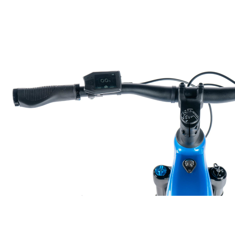 Velo electrique-vae VTT 29 Leader Fox arimo homme bleu brillant 9V moteur roue ar bafang 36V 45NM batterie 20AH (19'' - H48CM - taille l - pour adulte de 178CM à 185CM) - vue 7
