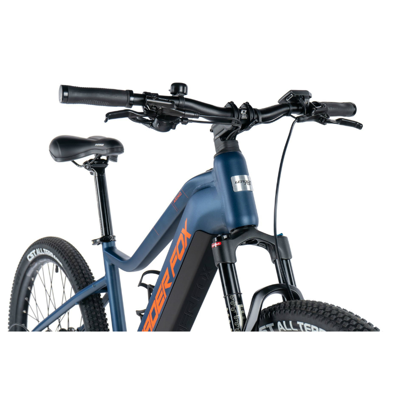 Velo electrique-vae VTT 27,5 Leader Fox arimo homme bleu mat 9V moteur roue ar bafang 36V 45NM batterie 20AH (16'' - H42CM - taille s - pour adulte de 158CM à 168CM) - vue 2