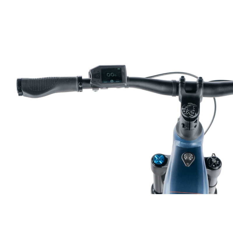 Velo electrique-vae VTT 27,5 Leader Fox arimo homme bleu mat 9V moteur roue ar bafang 36V 45NM batterie 20AH (16'' - H42CM - taille s - pour adulte de 158CM à 168CM) - vue 7