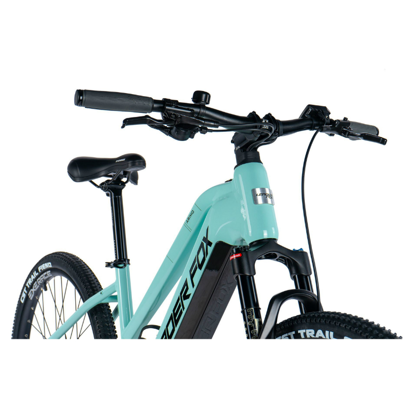 Velo electrique-vae VTT 29 Leader Fox arimo femme vert clair 9V moteur roue ar bafang 36V 45NM batterie 20AH (19'' - H48CM - taille l - pour adulte de 178CM à 185CM) - vue 2