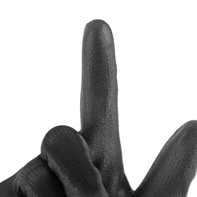 Gants d'atelier P2R polyuréthane noir homologués CE - Taille 10 (XL) - vue 4