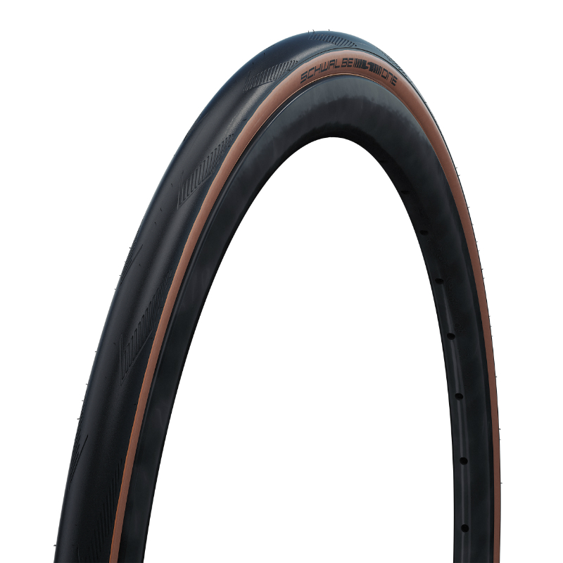 Pneu route Schwalbe One RaceGuard Addix Tubeless Ready TS 700 x 32 noir-beige (32-622) - vue 2