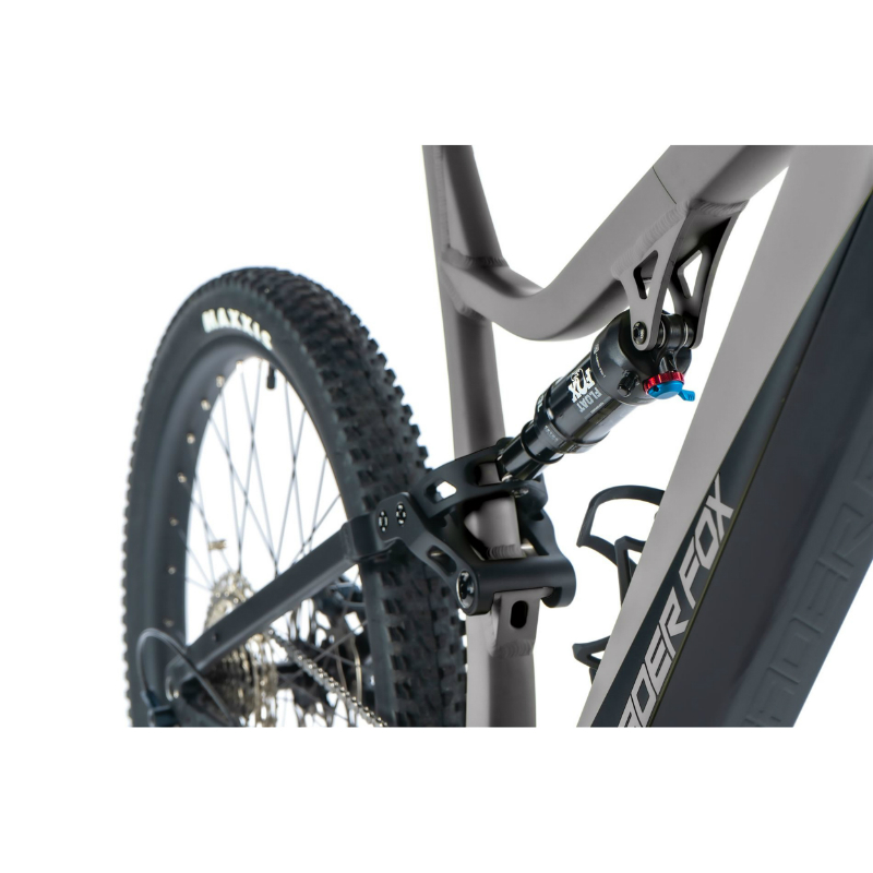 Velo electrique-vae VTT 29 Leader Fox argus tout suspendu homme gris mat 12V moteur central panasonic GX ultimate 36V 90NM batterie 20AH (cadre 21,5''- H55CM - XL - pour adulte de 185CM à plus) - vue 5