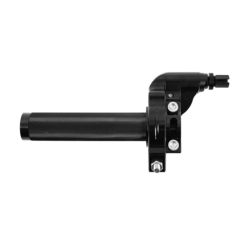 Poignée de gaz 50 à boîte tirage rapide 30° alu CNC noir Replay - vue 4
