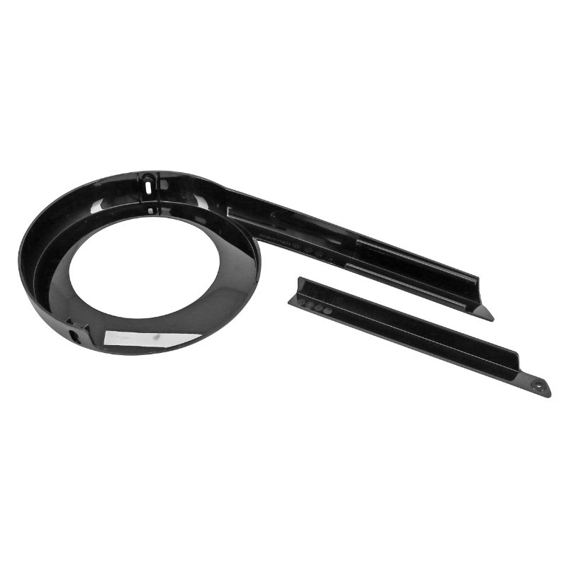 Pare-carter chaîne Herrmans pour moteur Shimano et Bafang 42-44 DTS diam 140 mm L 319 mm noir mat - vue 3