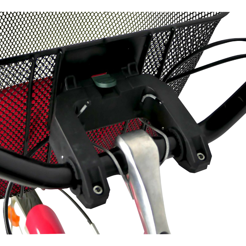 Panier avant acier nid abeille hapo.g noir (33X26X25 CM) -vendu avec fixation DMTS vae - e-bike (largeur interieure fixation pour vae - 8CM) - vue 4