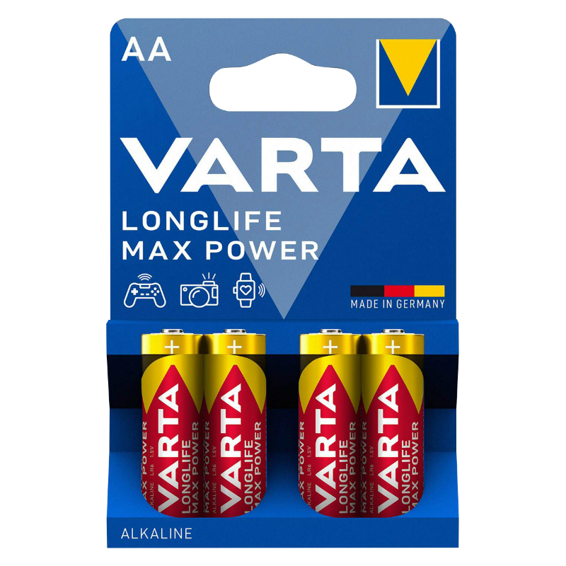 Pile AA Varta Longlife Max Power - Blister de 4 - vue 6