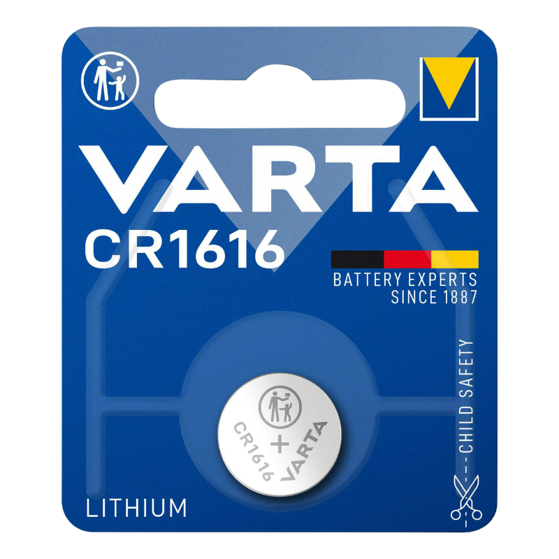 Pile bouton CR1616 Varta lithium-ion blister - vue 4