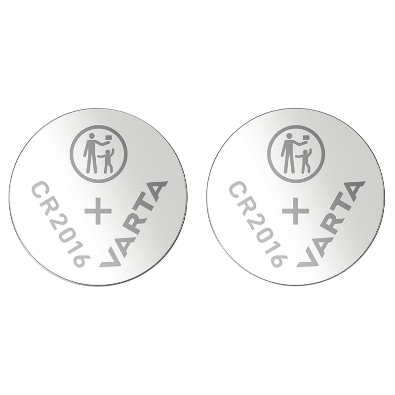 Pile bouton CR2016 Varta lithium 3V (lot de 2) - vue 2