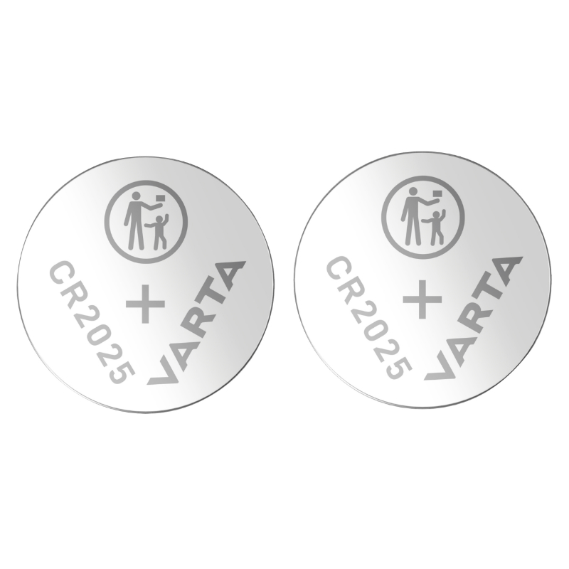 Pile bouton CR2025 Varta lithium 3V (lot de 2) - vue 2
