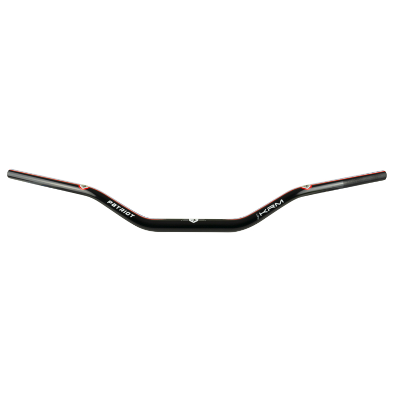 Guidon KRM Pro Ride Patriot Oversize 28,6 mm Aluminium noir mousse blanche - vue 5
