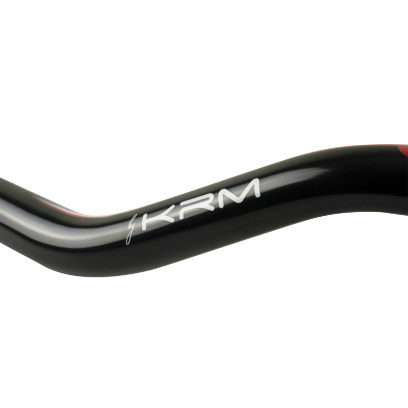 Guidon KRM Pro Ride Patriot Oversize 28,6 mm Aluminium noir mousse blanche - vue 8