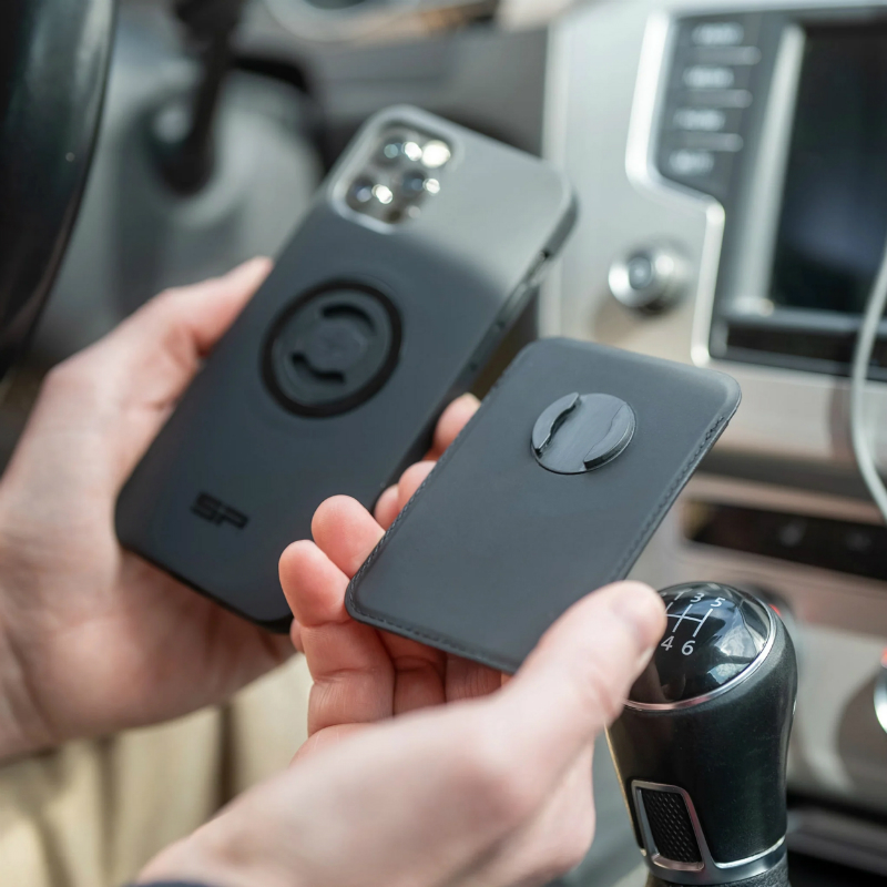 Porte-carte SP Connect pour smartphone avec fixation sur coque noir SPC+ - vue 3