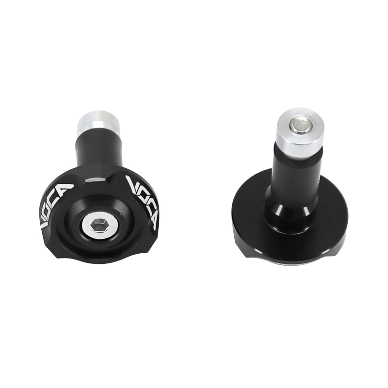 Embouts de guidon VOCA Racing V2 alu CNC noir diam 14 mm (paire) - vue 2