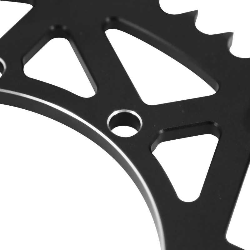 Couronne Voca Racing 53 dents 428 aluminium CNC noir Sherco 50 - vue 3
