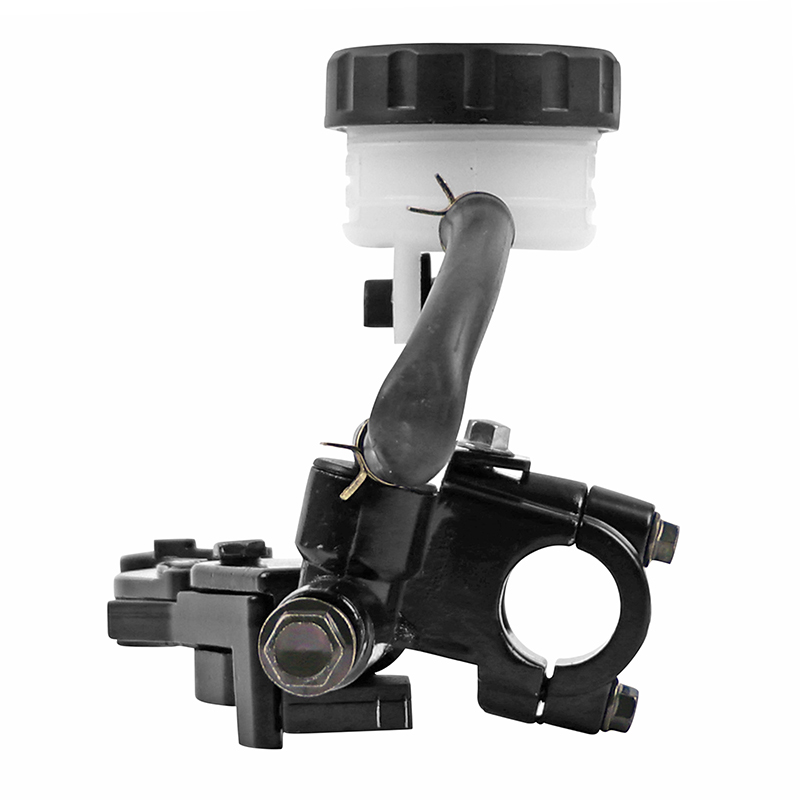 Maître-cylindre de frein moto universel avant diamètre 45 mm aluminium CNC noir droit course réglable 6 positions P2R - vue 4
