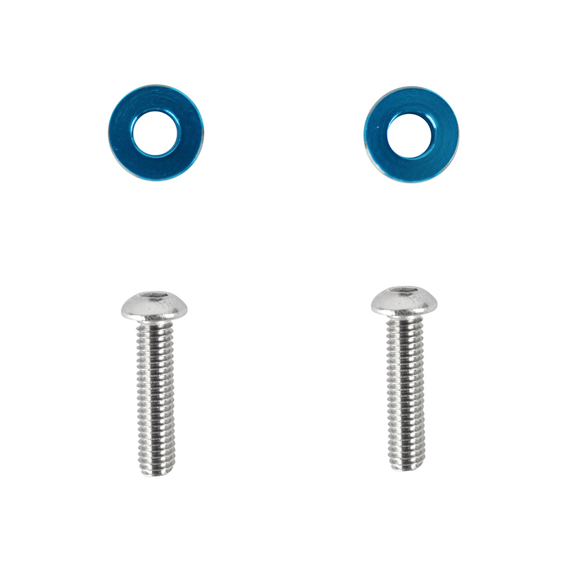Platine de protection maître-cylindre frein arrière Artek aluminium CNC bleu 40-50 mm - vue 4