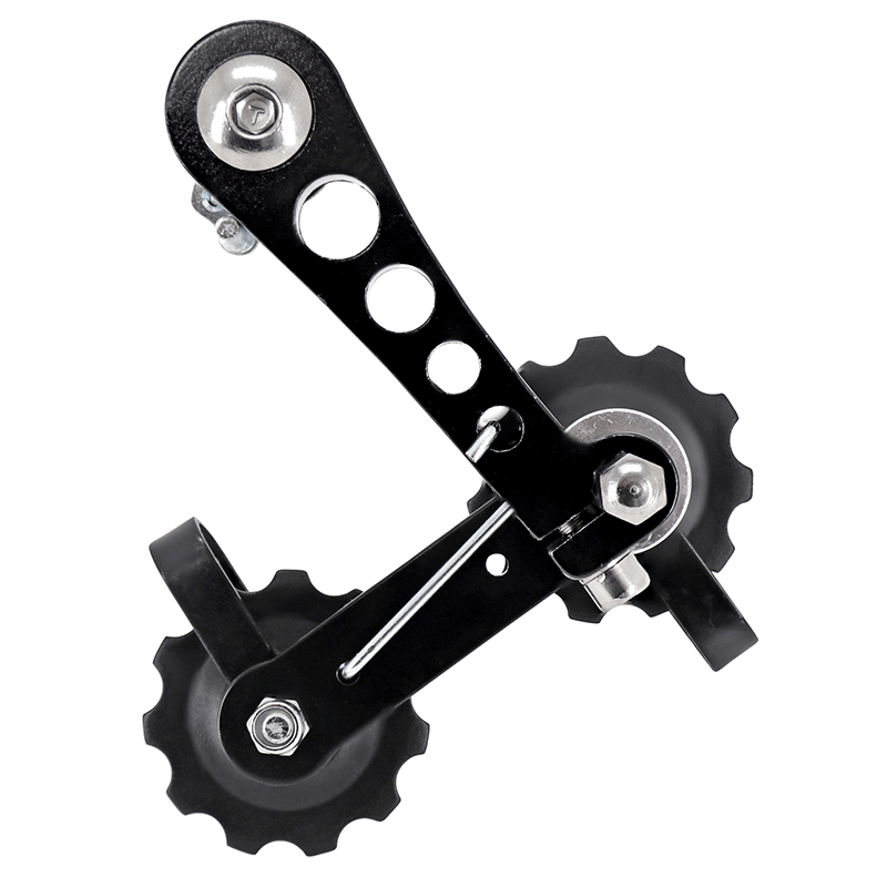 Tendeur de chaîne P2R VTT noir fixation patte dérailleur arrière - vue 2