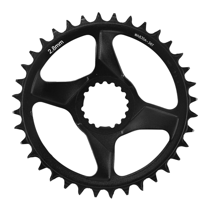 Plateau VTT direct mount Fsa afterburner 36DTS mono 12-11V. noir-argent narrow wide - vue 2
