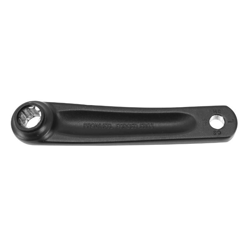 Manivelle paire 165 mm aluminium noir ISIS Sélection P2R pour VAE Yamaha PW-X2/PW-X3/PW-TE/PW-ST/PW-CE et Bosch Gen 4/OLi M02/M03 - vue 2