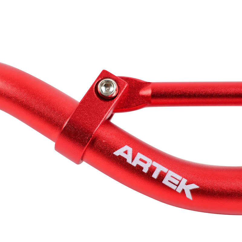 Guidon Artek 50 Boîte pour Beta RR - Rieju MRT - Sherco SM-R - Gilera SMT - Derbi Senda Ø22,2 mm L800 mm H72 mm Acier - vue 6