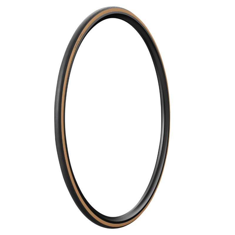 Pneu route 700 x 25 Michelin Lithium 4 noir-beige TS (25-622) - vue 3