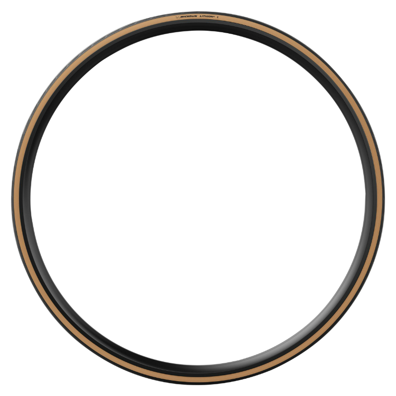 Pneu route 700 x 25 Michelin Lithium 4 noir-beige TS (25-622) - vue 5