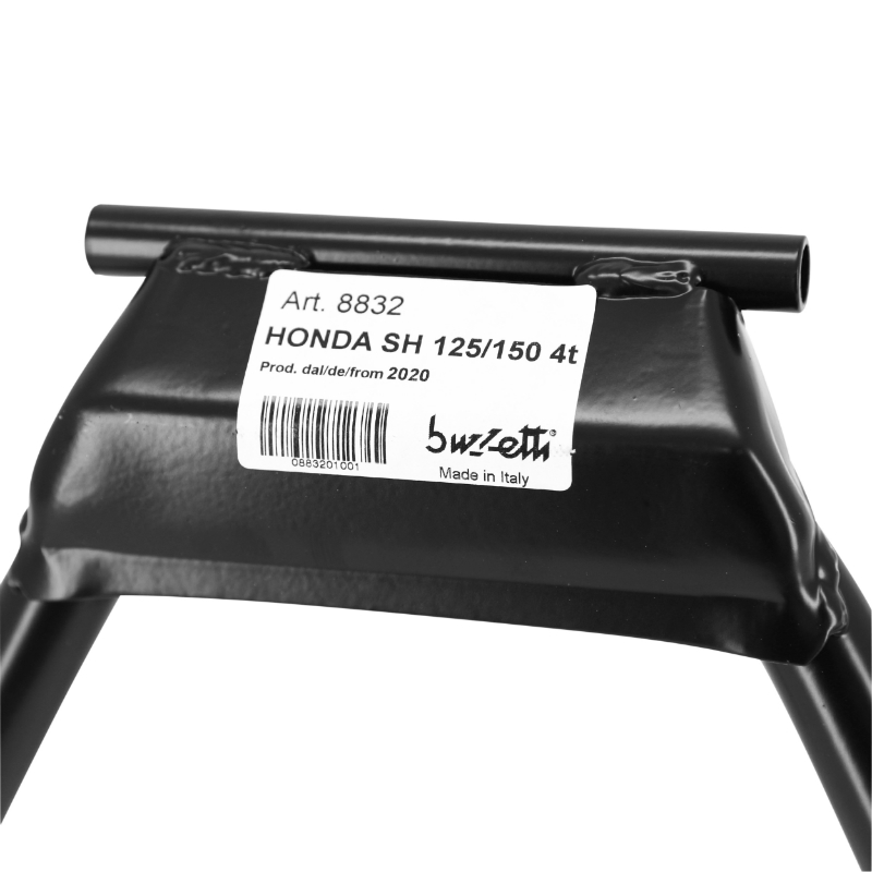 Bequille maxiscooter centrale adaptable honda 125-150 SH 2020+ noir (OEM: 50500-k0r-d00) -Buzzetti - vue 3