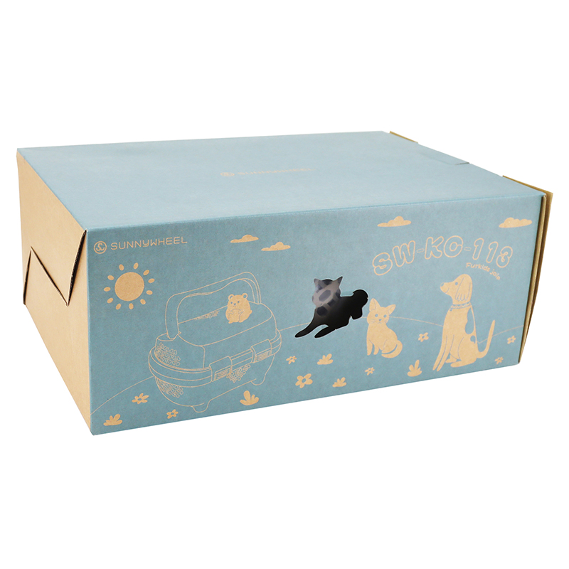 Panier avant plastique P2R transportable marron-bleu ciel compatible VAE - e-bike poids max 5 kg - vue 8