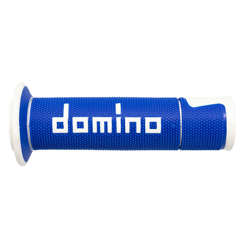 Revêtement de poignée Domino A450 bleu-blanc open end 120-125 mm (paire) - vue 2