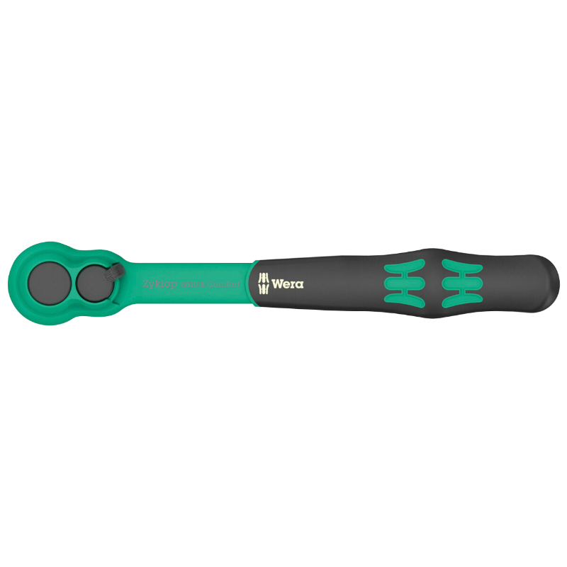Cliquet Wera 8100 SB Zyklop Comfort 3-8 métrique avec douilles et rallonge (16 pièces) - vue 2