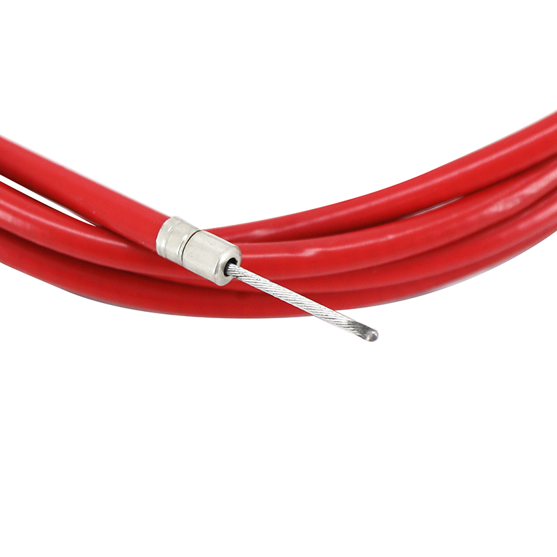 Transmission de frein P2R pour trottinette Xiaomi Mi 4 Pro rouge 1,90 m (câble + gaine) - vue 2