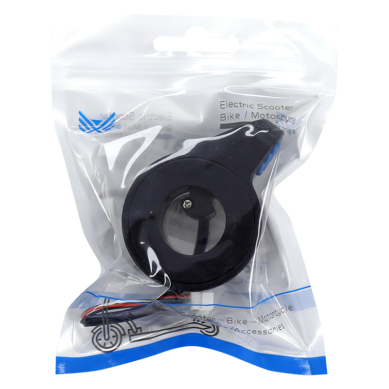 Commande gâchette accélérateur Segway Ninebot ES1, ES2, ES4, E25 noir-bleu - vue 3