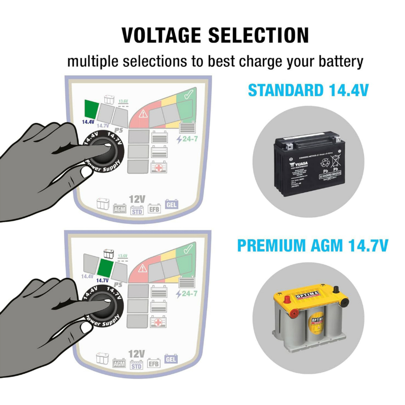 Chargeur de batterie Optimate 4 Quad Program TM630 12V - vue 7