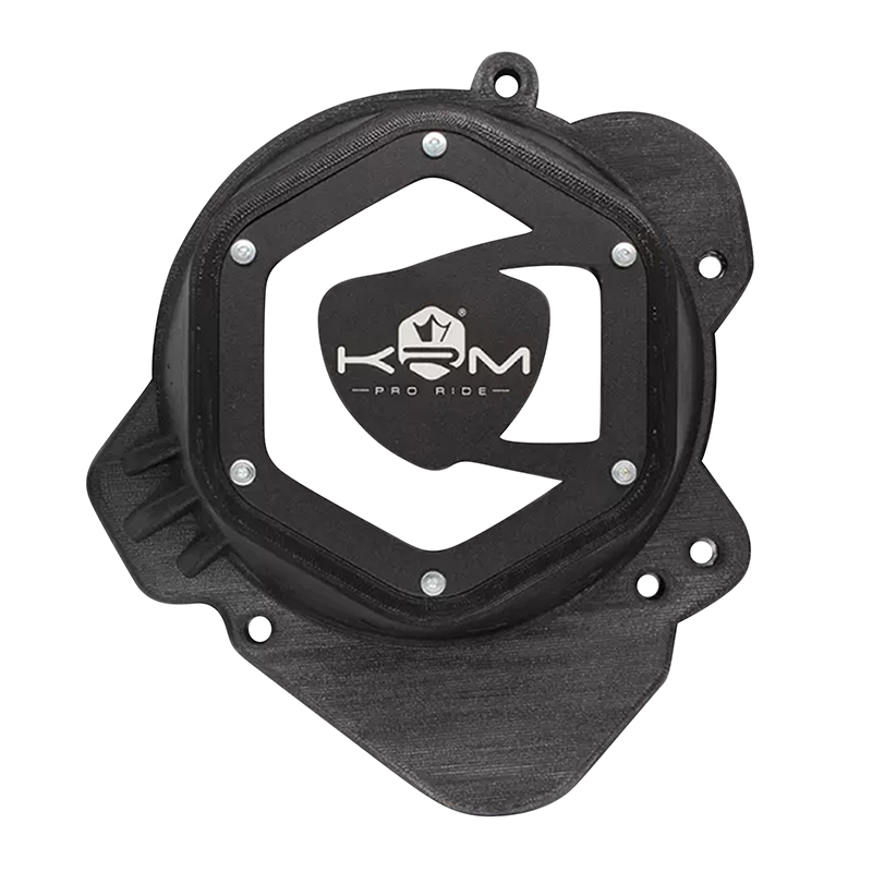 Carter d'allumage KRM Pro Ride 50 pour Derbi Senda 2006+, GPR 2006+, Gilera 50 SMT, Aprilia 50 RS4, RX, SX (moteur Derbi) noir - vue 2