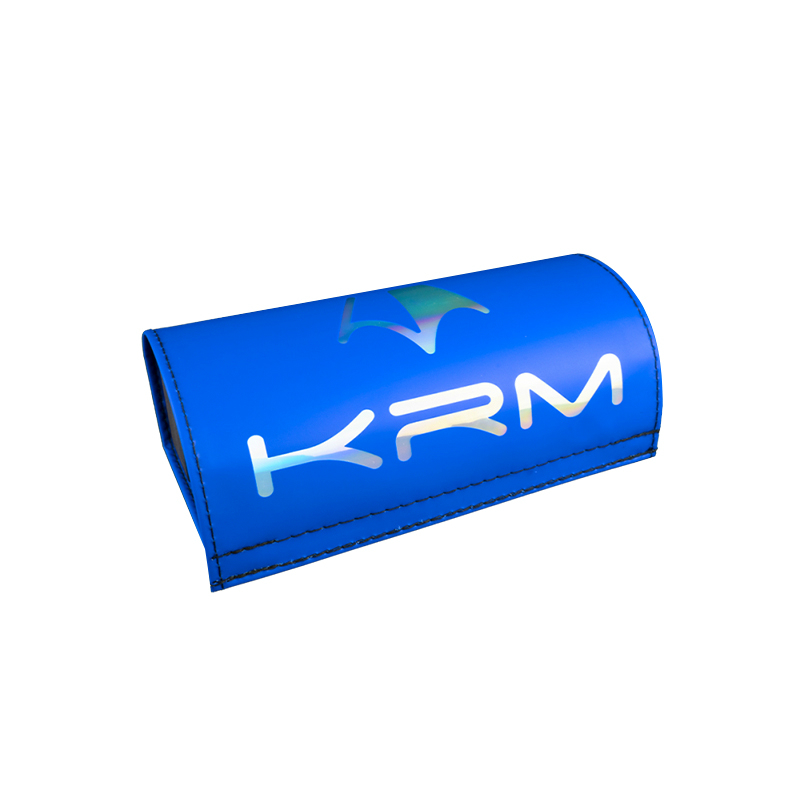 Mousse de guidon KRM Pro Ride bleu foncé mat logo holographique - vue 2