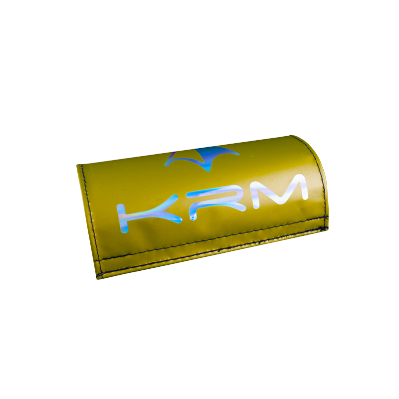 Mousse de guidon KRM Pro Ride or mat avec logo holographique - vue 2