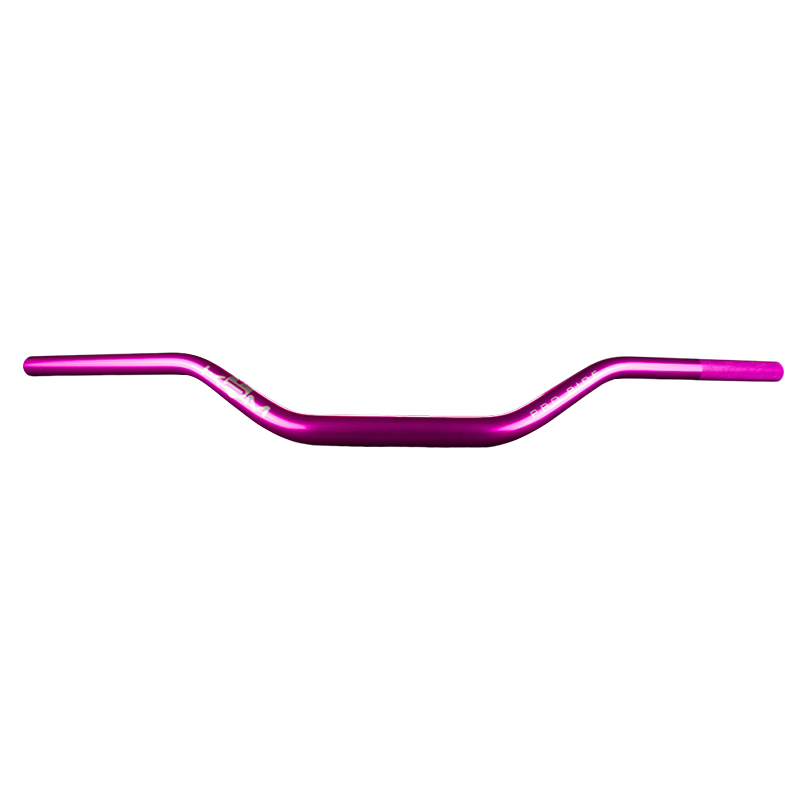 Guidon KRM Pro Ride Oversize Diamètre 28,6 mm Aluminium Rose avec Mousse et Logo Holographique - vue 3