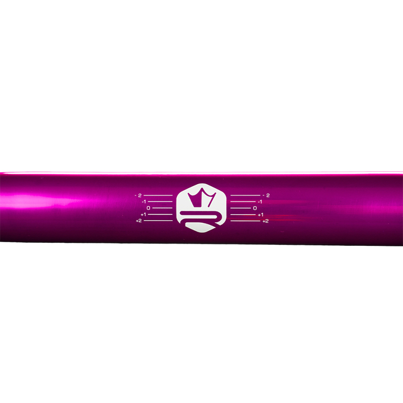 Guidon KRM Pro Ride Oversize Diamètre 28,6 mm Aluminium Rose avec Mousse et Logo Holographique - vue 7