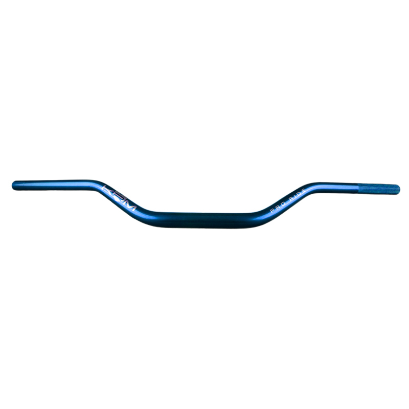 Guidon KRM Pro Ride Oversize 28,6 mm Aluminium Bleu avec Mousse et Logo Holographique - vue 3