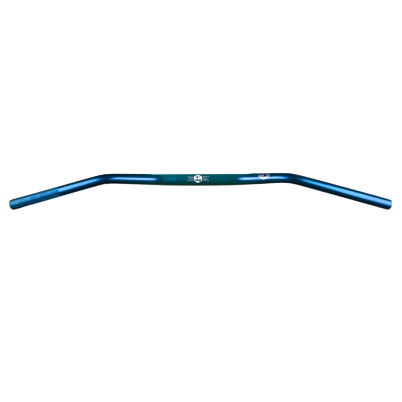Guidon KRM Pro Ride Oversize 28,6 mm Aluminium Bleu avec Mousse et Logo Holographique - vue 4