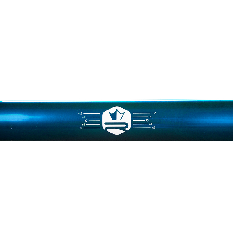 Guidon KRM Pro Ride Oversize 28,6 mm Aluminium Bleu avec Mousse et Logo Holographique - vue 7