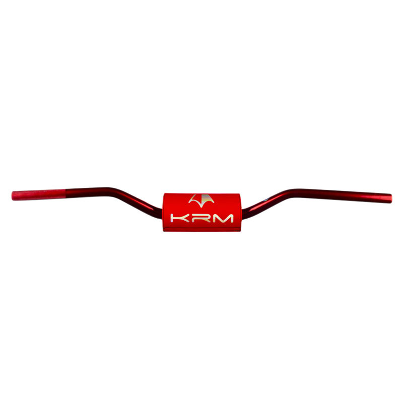 Guidon KRM Pro Ride Oversize 28,6 mm Alu Full Rouge avec Mousse - vue 2